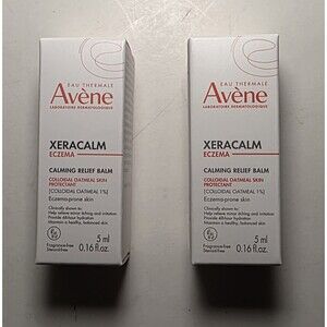 NIB Avene XeraCalm Eczema Calming Relief Balm 5ml/.16oz Brand  Exp 05/2026 10/26